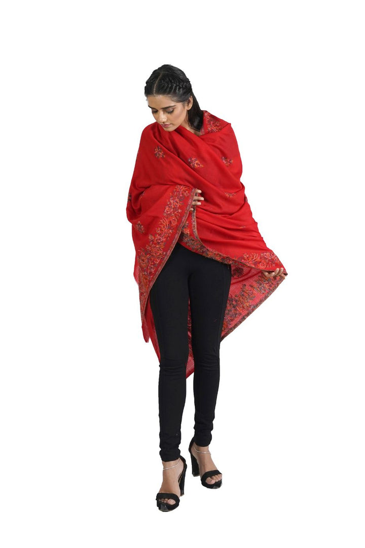 Woven Corner Design Women's Shawl