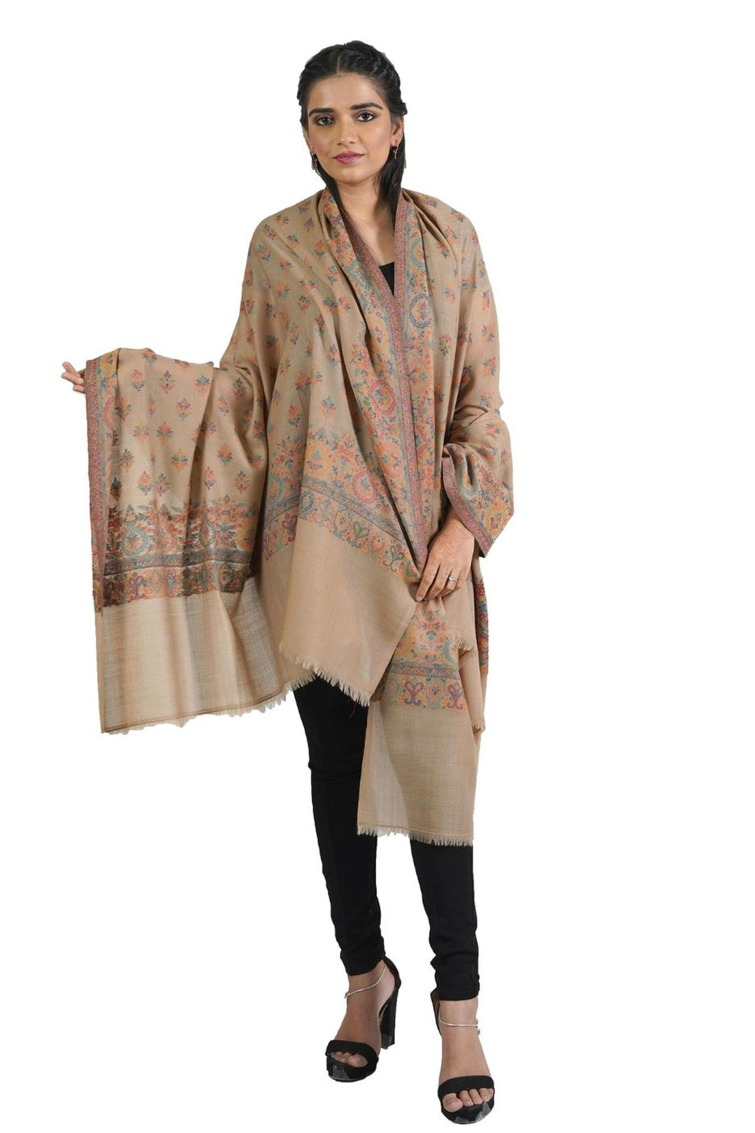 Woven All Over Design Women's Shawl