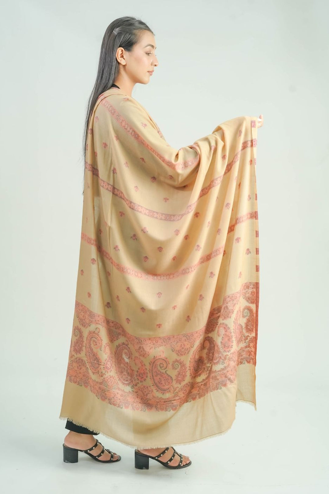 Woven Booti Women's Shawl