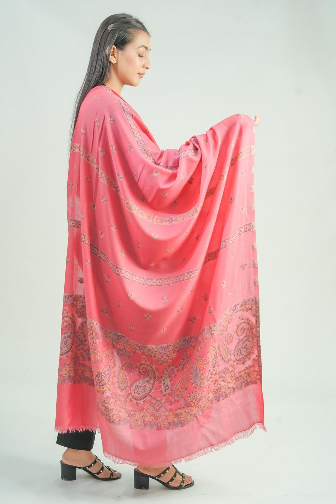 Woven Booti Women's Shawl