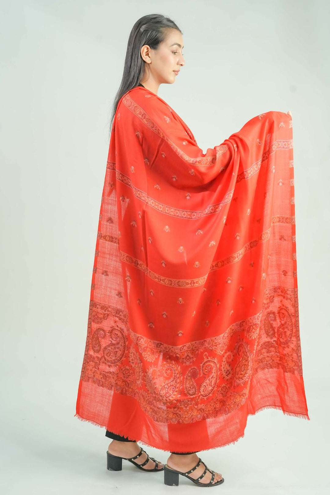 Woven Booti Women's Shawl