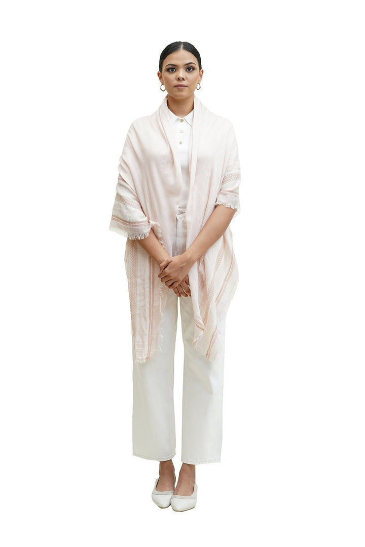 100% Fine Cotton Waves Square Scarf