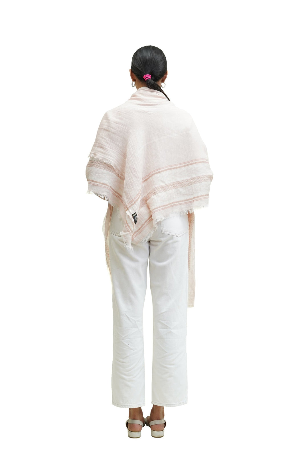 100% Fine Cotton Waves Square Scarf