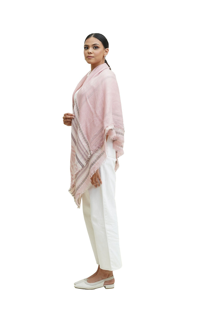 100% Fine Cotton Waves Square Scarf