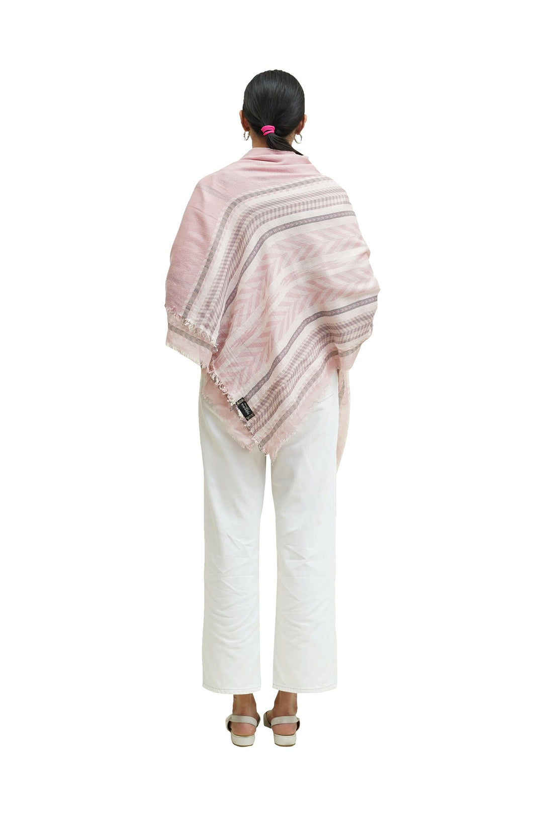 100% Fine Cotton Waves Square Scarf