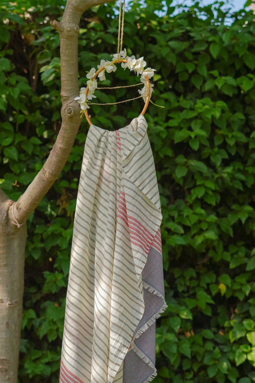 100% Cotton Dupatta/ Shawl - Liney