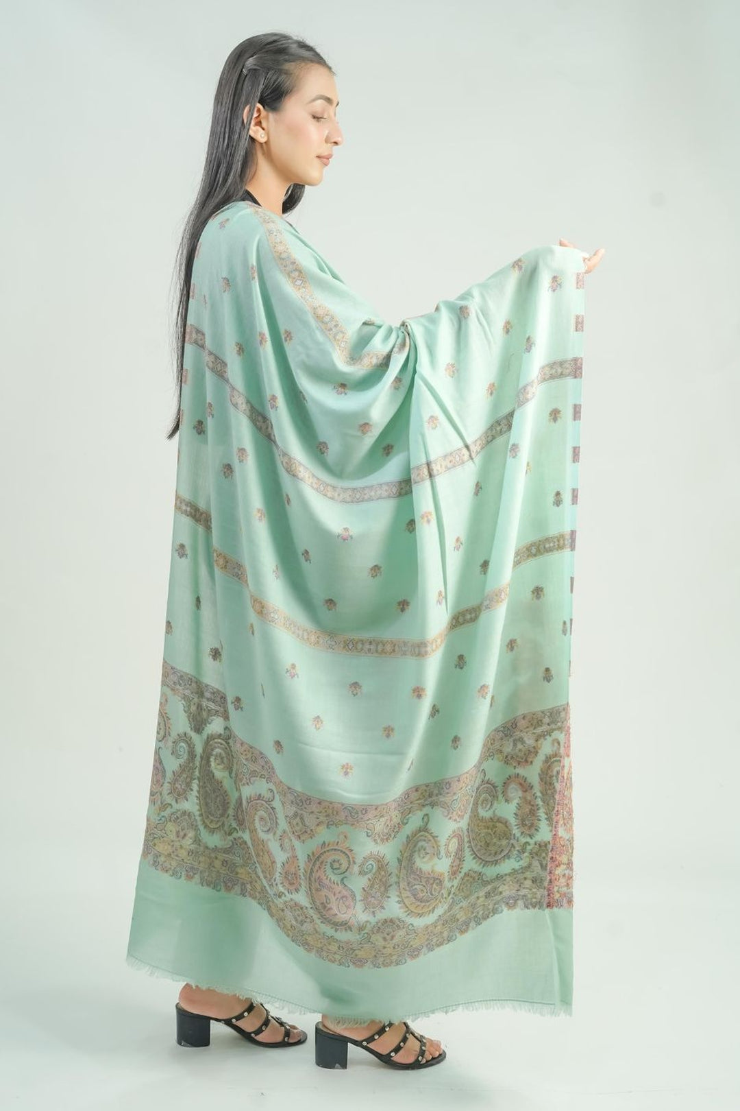 Woven Booti Women's Shawl