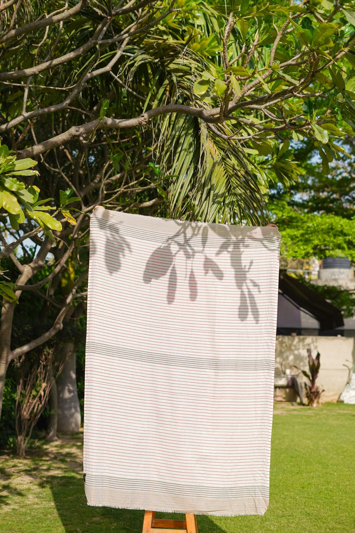 100% Cotton Dupatta/ Shawl - Liney