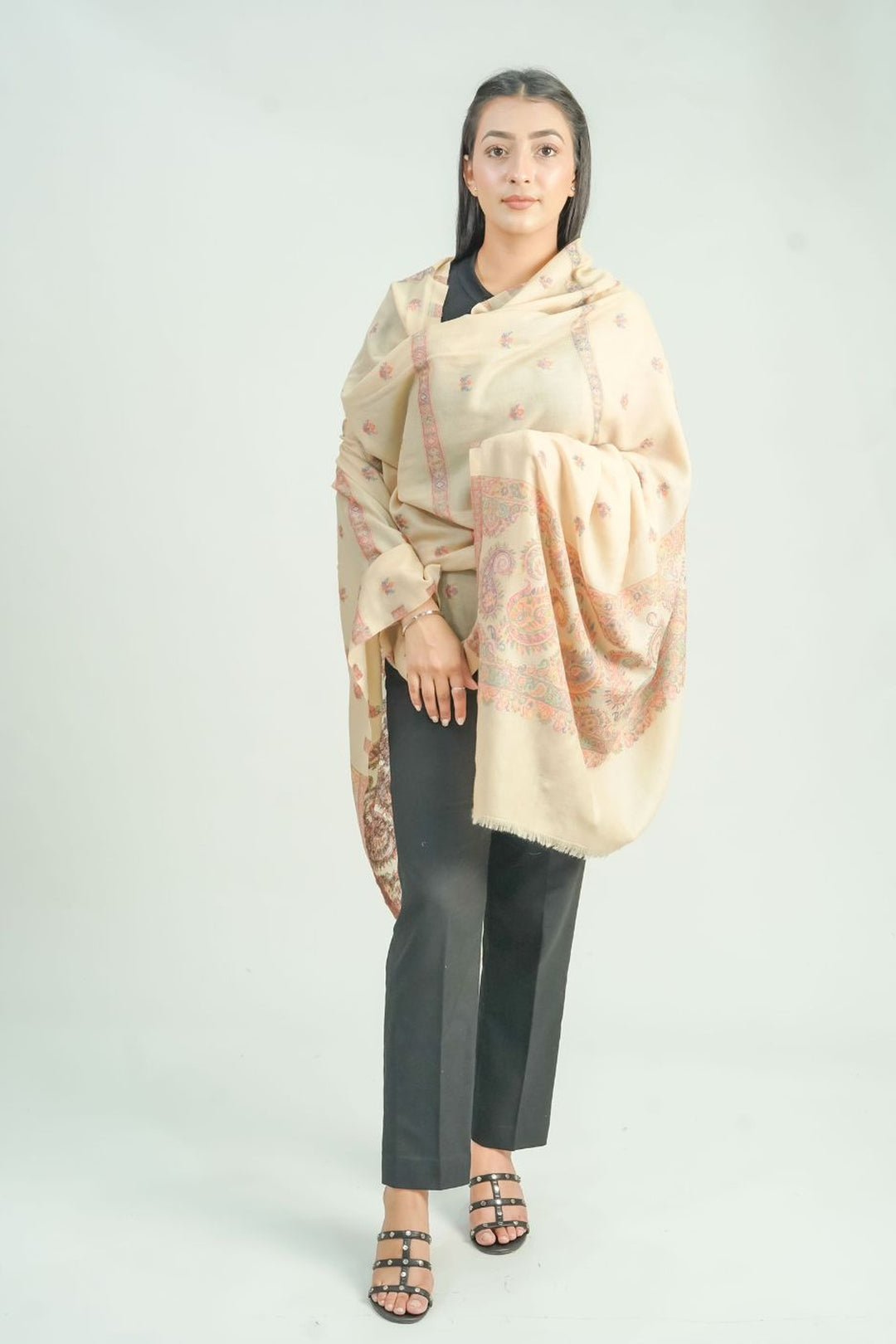 Woven Booti Women's Shawl