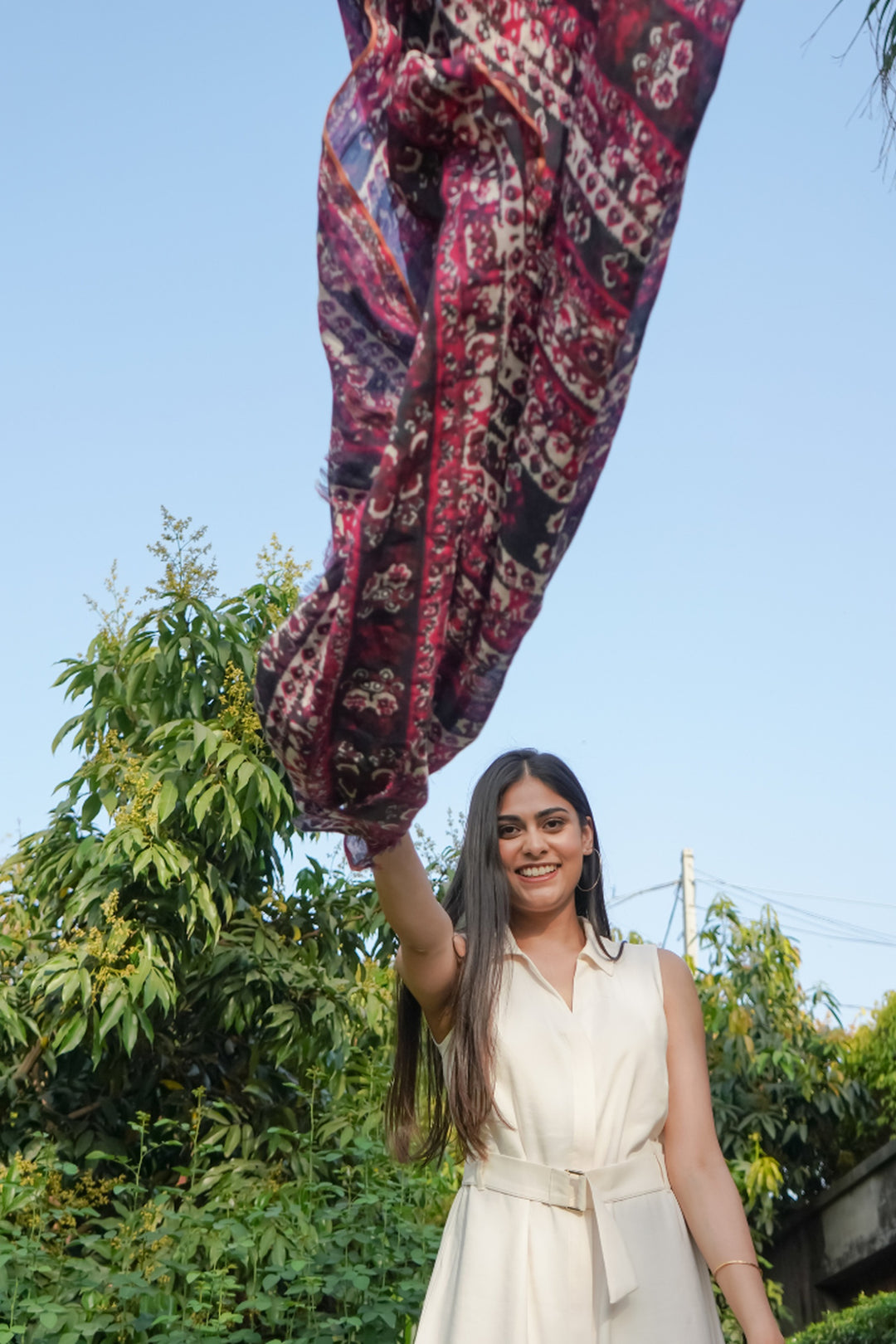 100% Cotton Block Print Stole