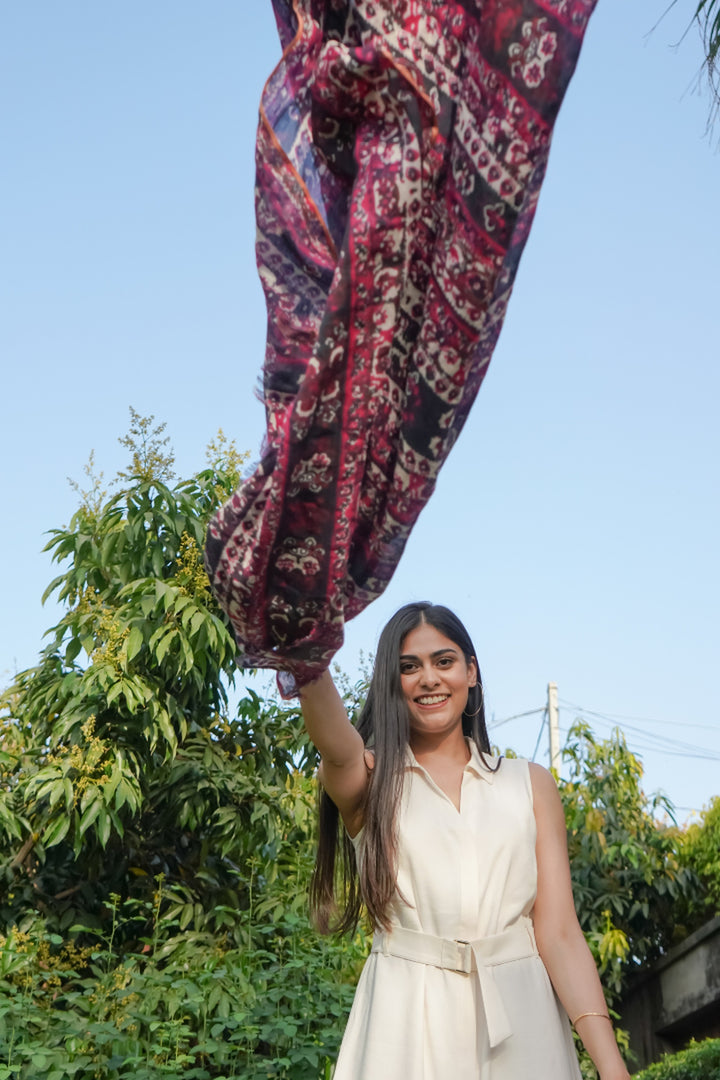 100% Cotton Block Print Stole