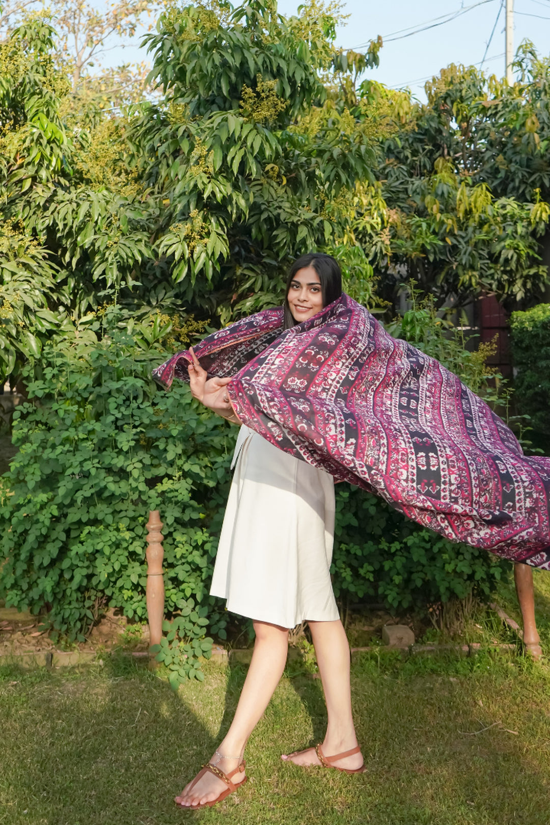 100% Cotton Block Print Stole