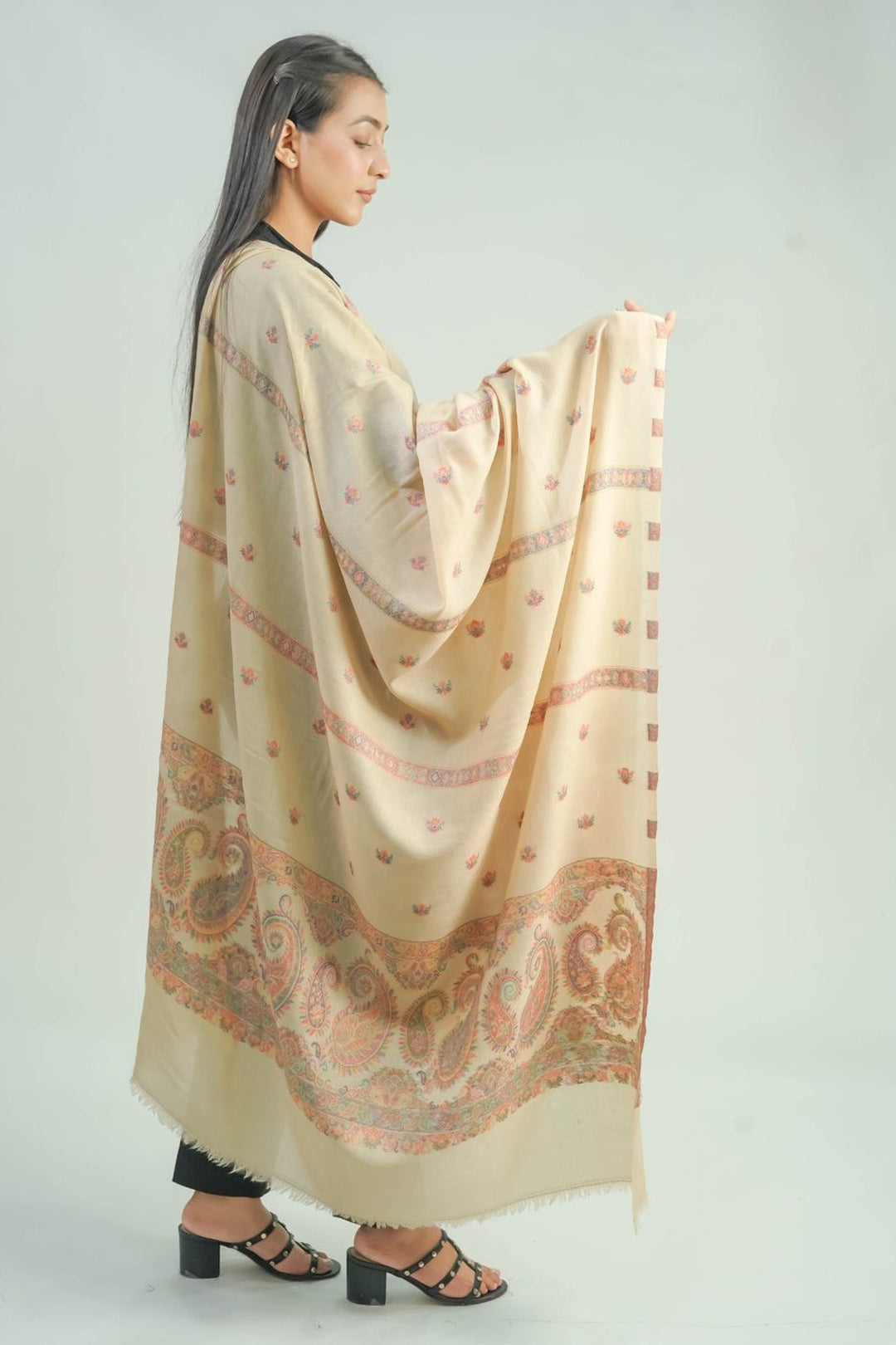 Woven Booti Women's Shawl