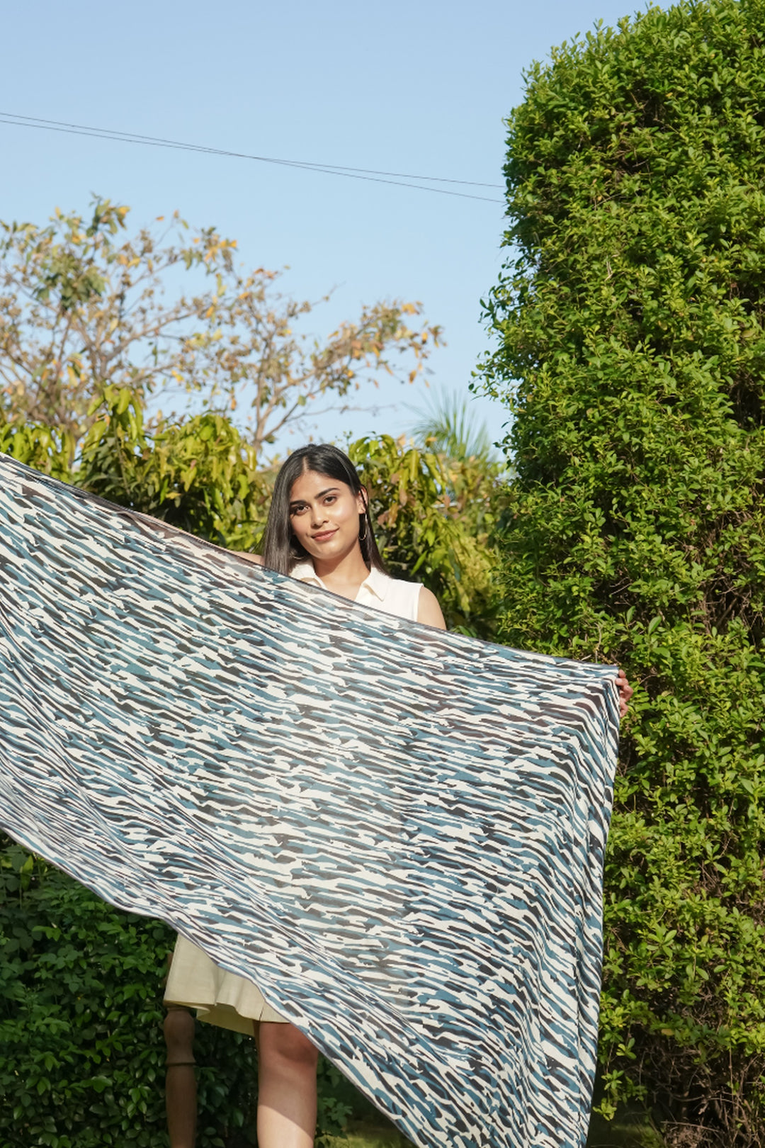 100% Cotton Animal Print Stole