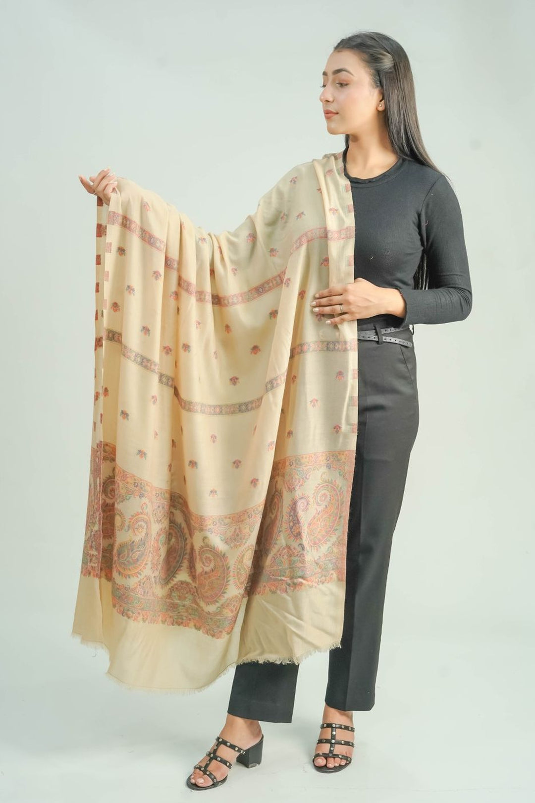 Woven Booti Women's Shawl