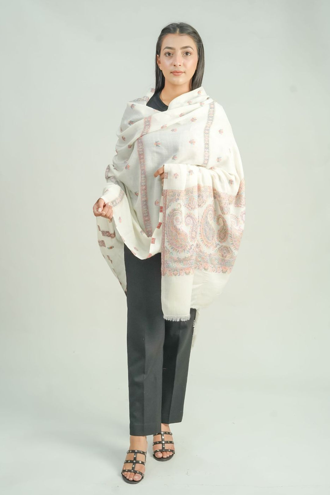 Woven Booti Women's Shawl