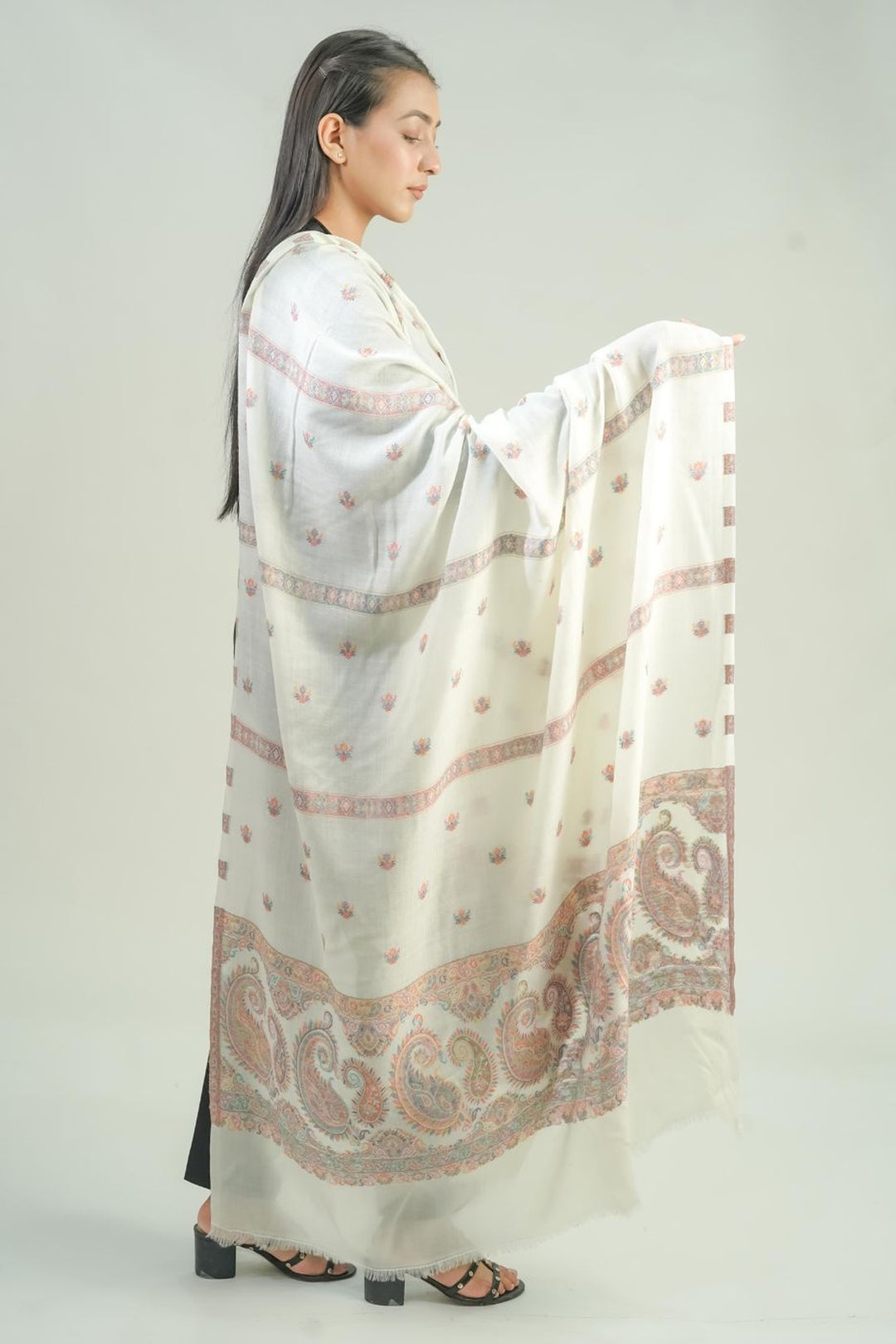 Woven Booti Women's Shawl