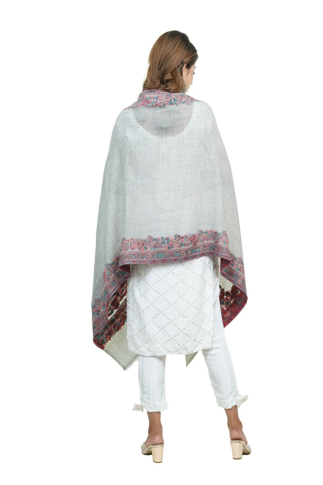 Kani Women's Stole With Border
