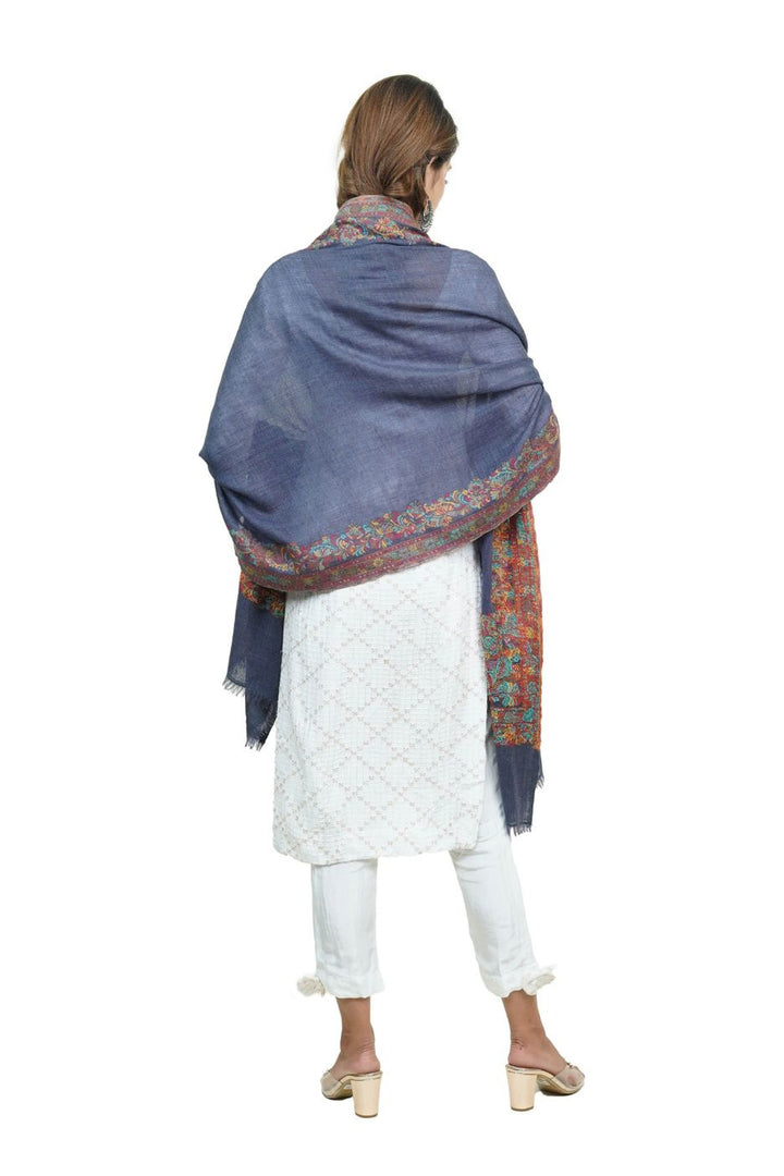 Kani Women's Stole With Border