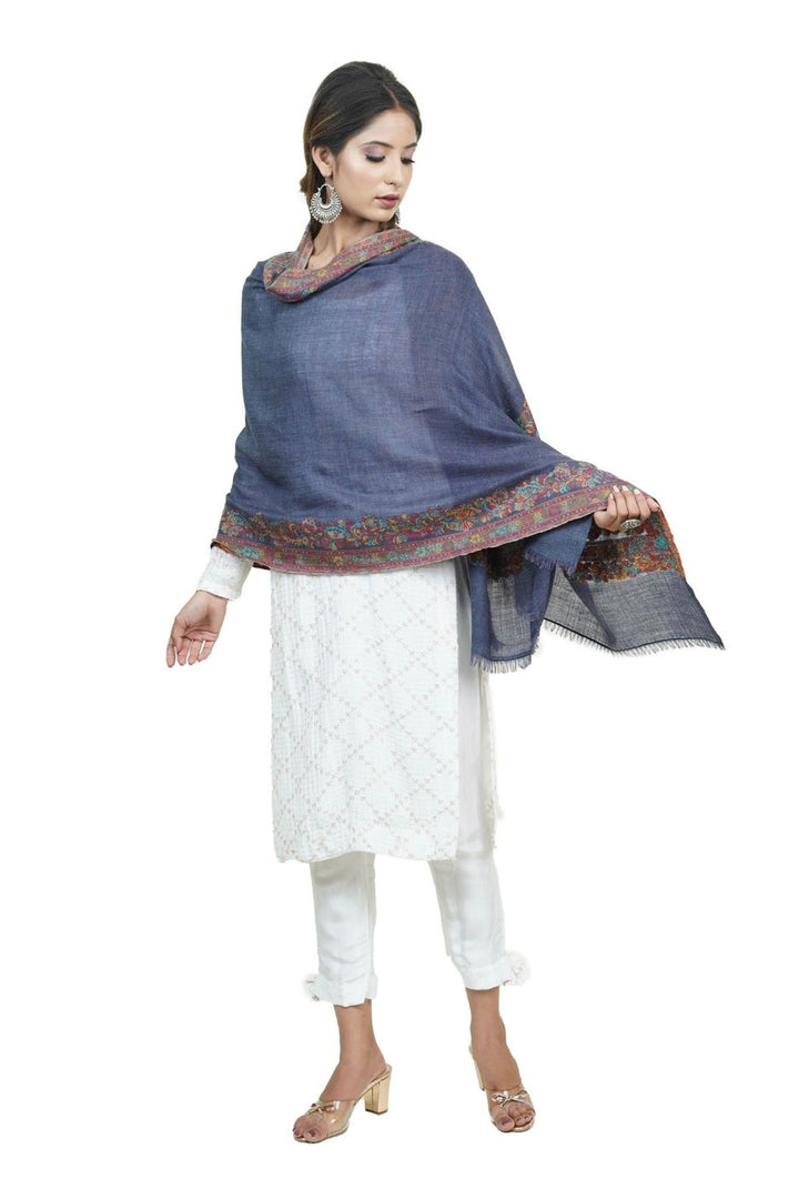 Kani Women's Stole With Border