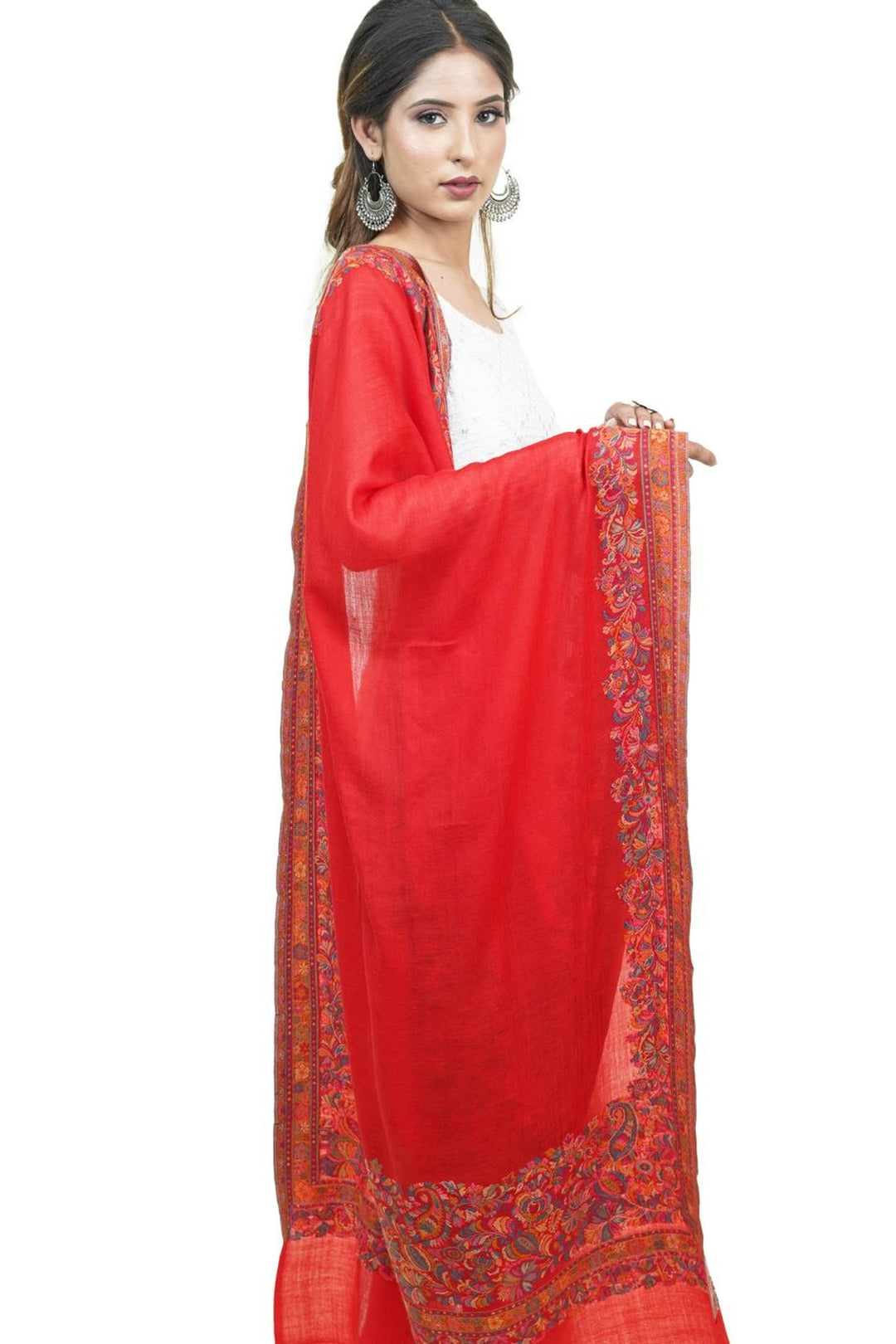 Kani Women's Stole With Border