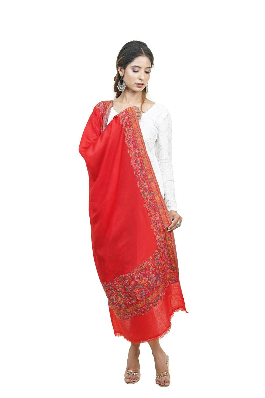 Kani Women's Stole With Border