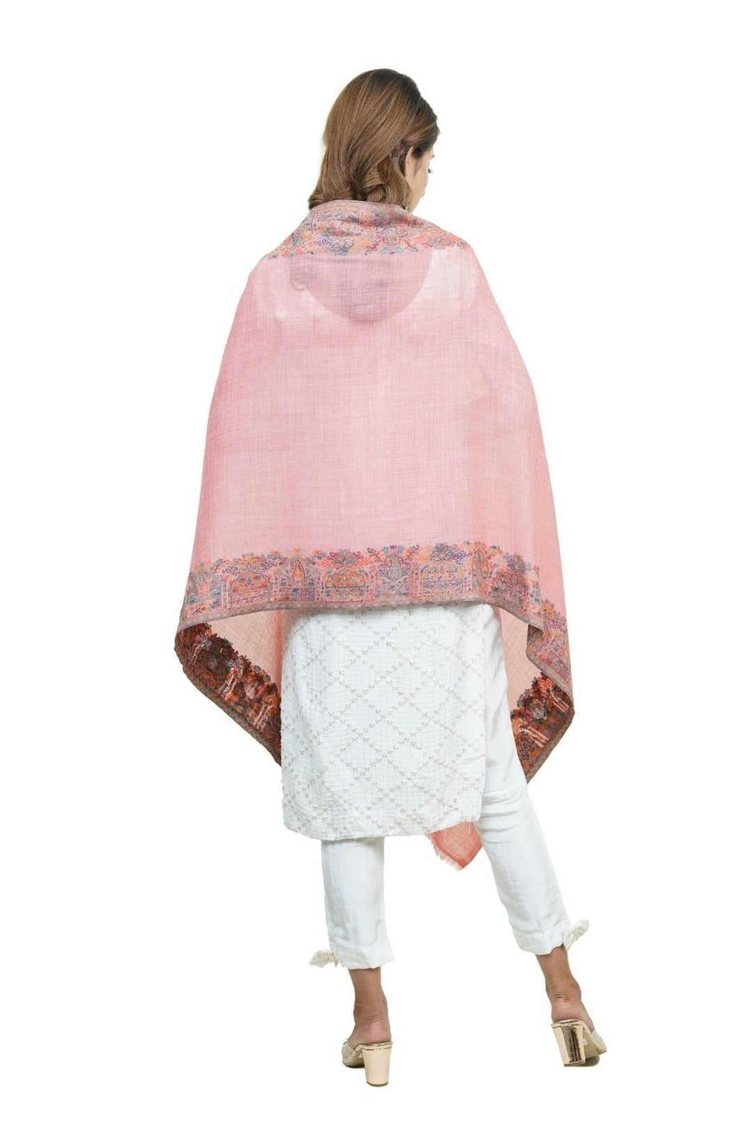 Kani Women's Stole With Border Design