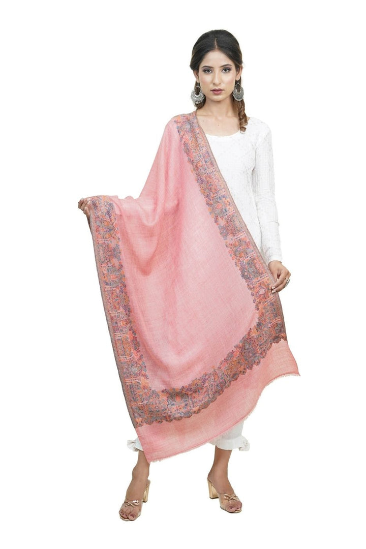 Kani Women's Stole With Border Design