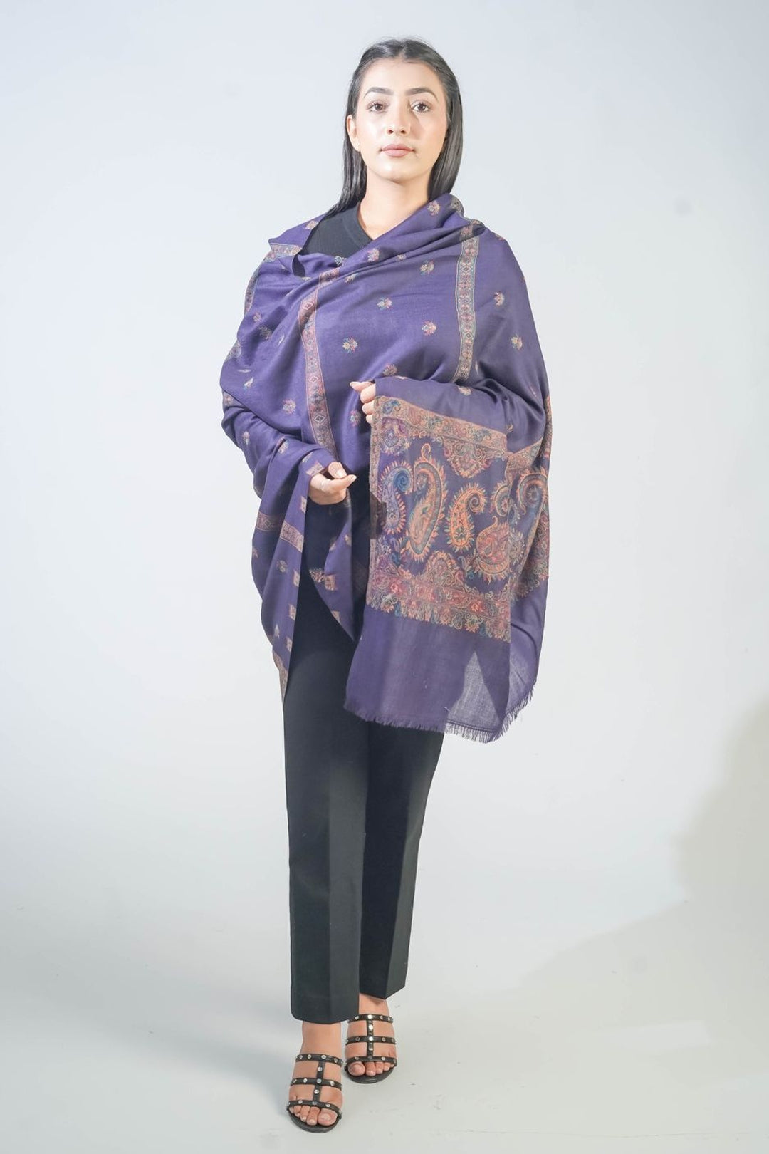 Woven Booti Women's Shawl