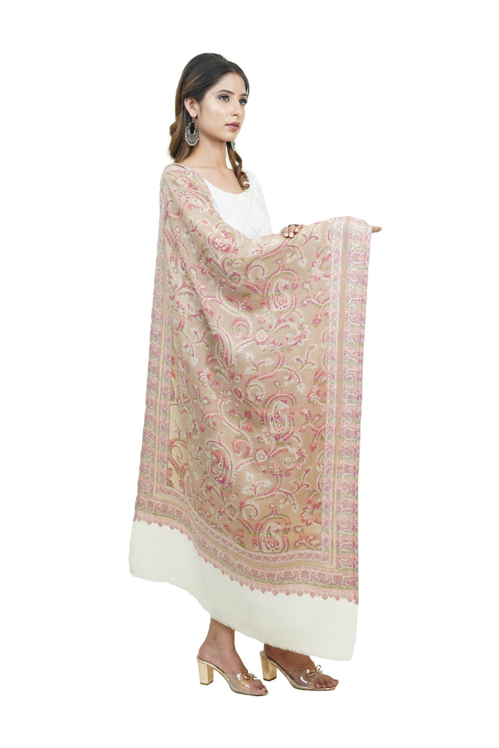 Contrast Palla Jacquard Women's Stole