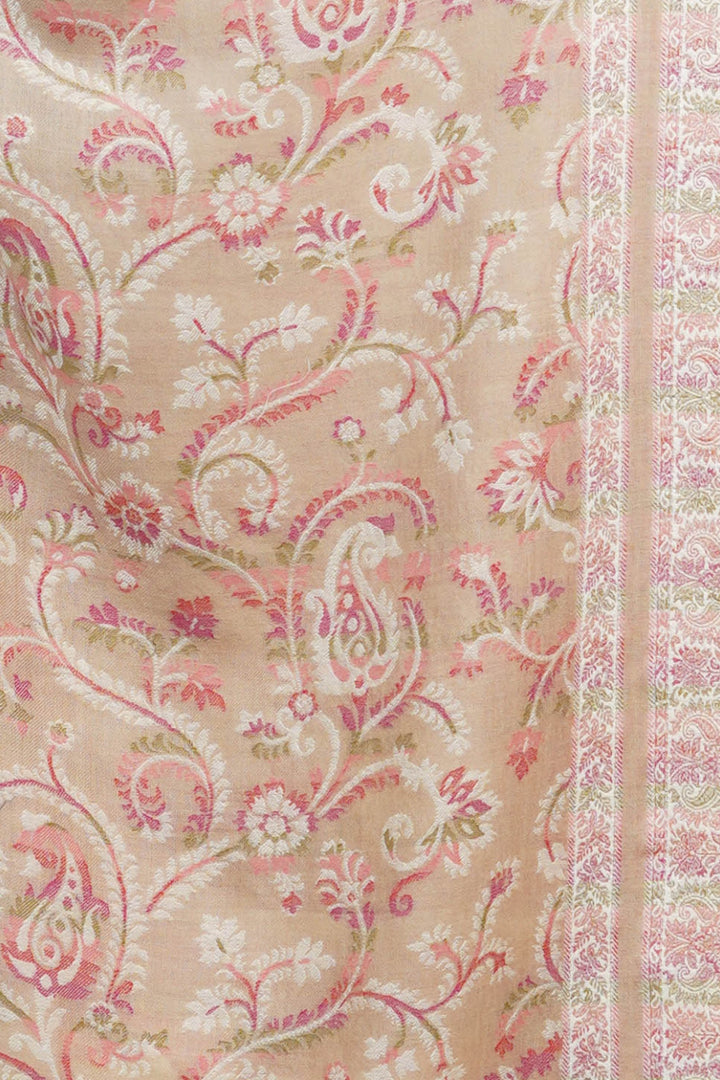 Contrast Palla Jacquard Women's Stole