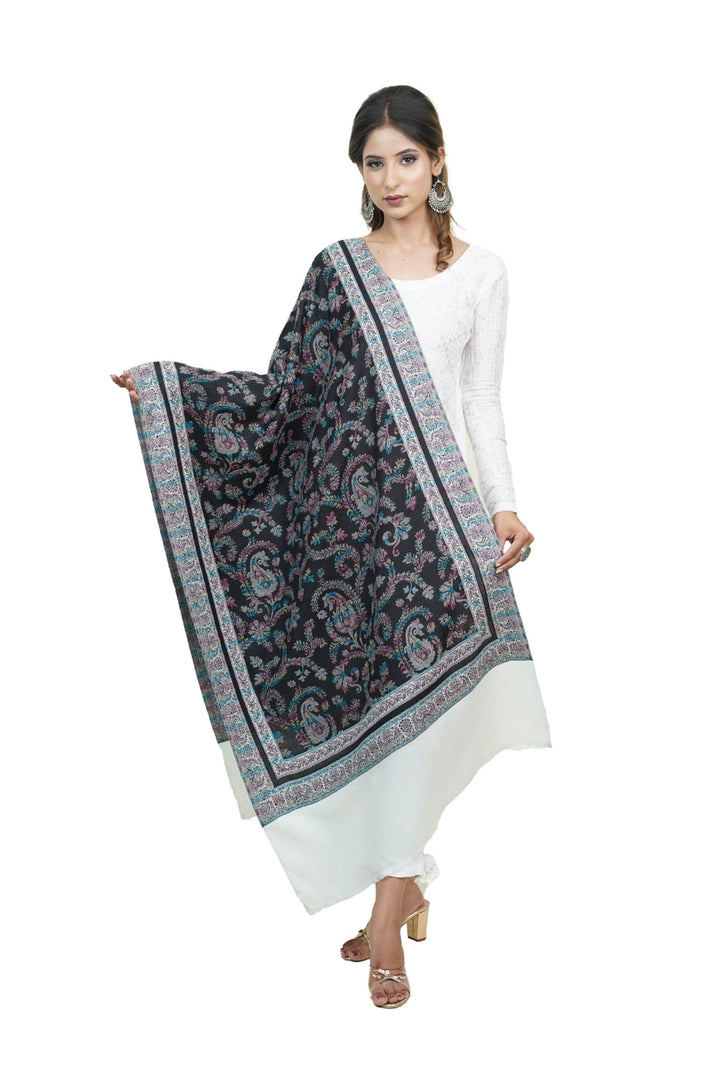 Contrast Palla Jacquard Women's Stole