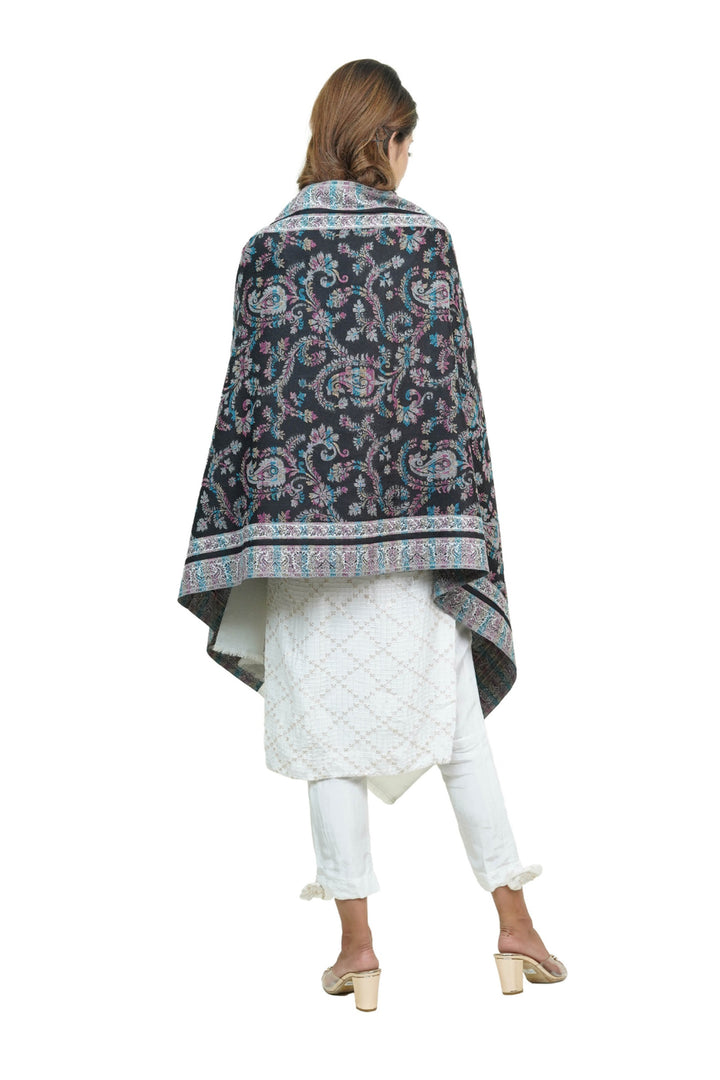 Contrast Palla Jacquard Women's Stole