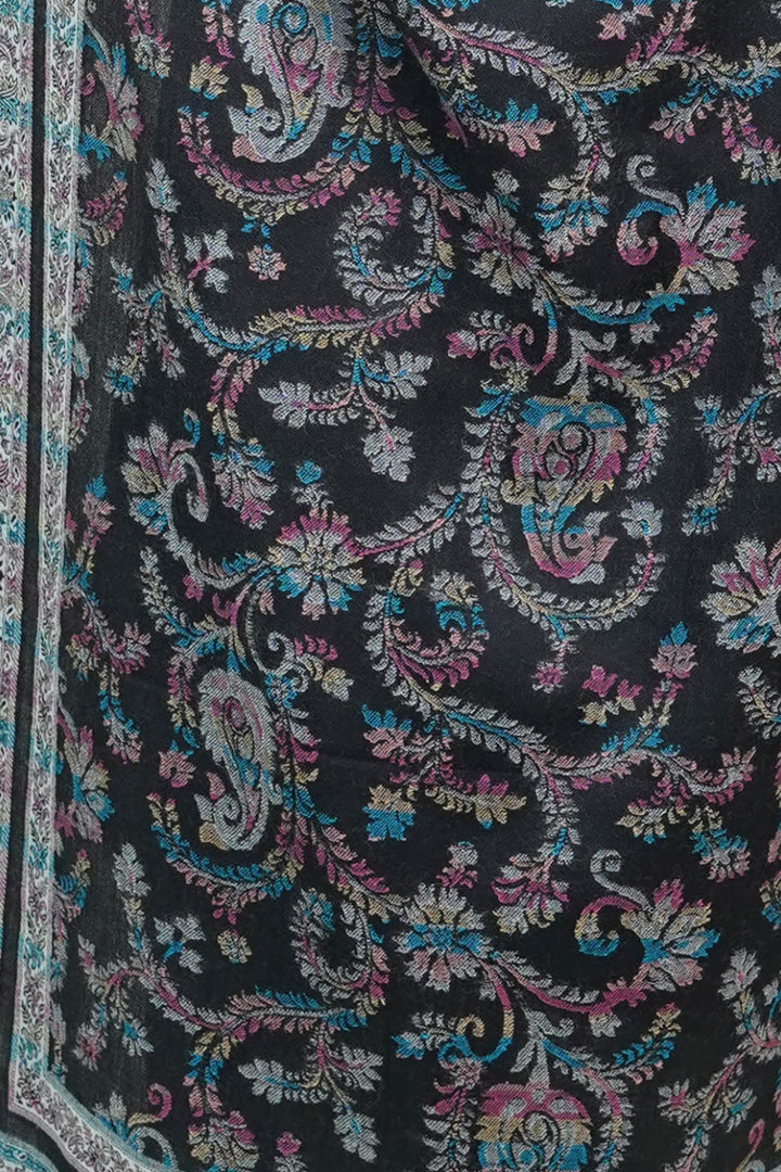 Contrast Palla Jacquard Women's Stole