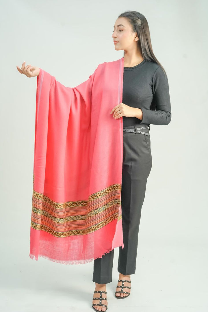 Woven Border Design Women's Shawl