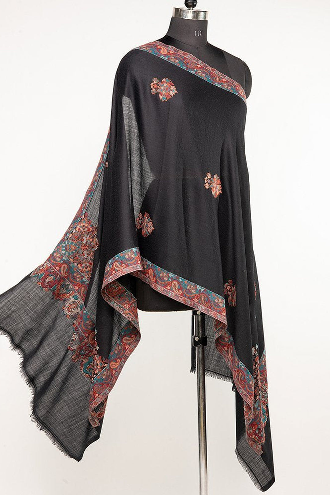 Kani Border And Booti Design Women's Stole
