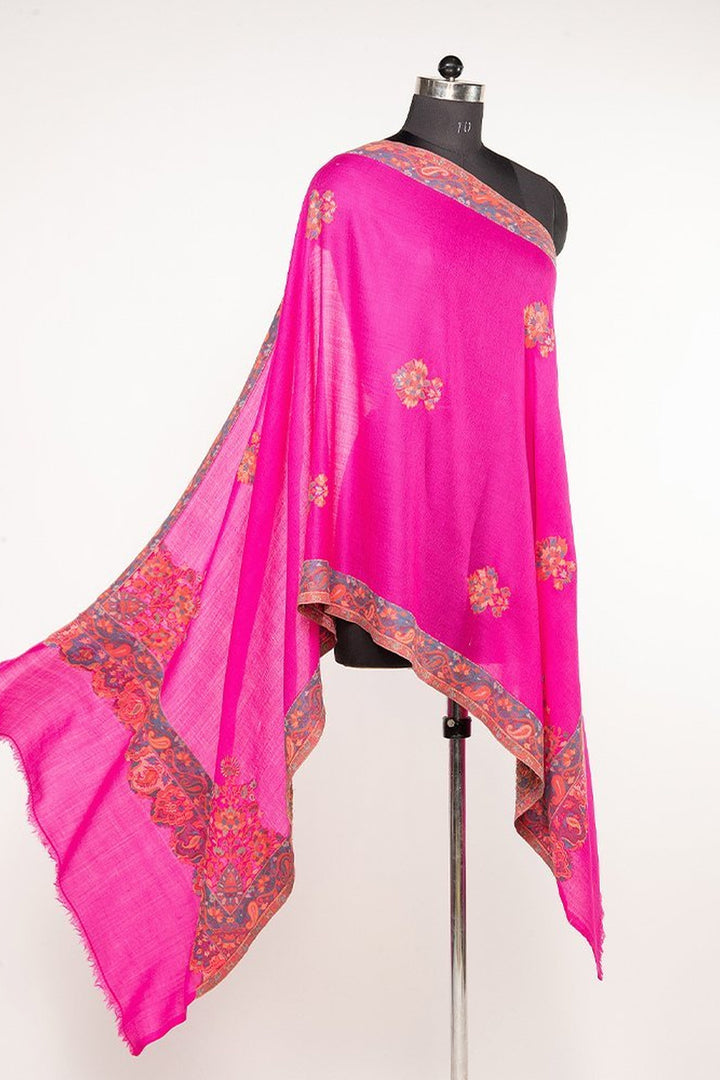 Kani Border And Booti Design Women's Stole