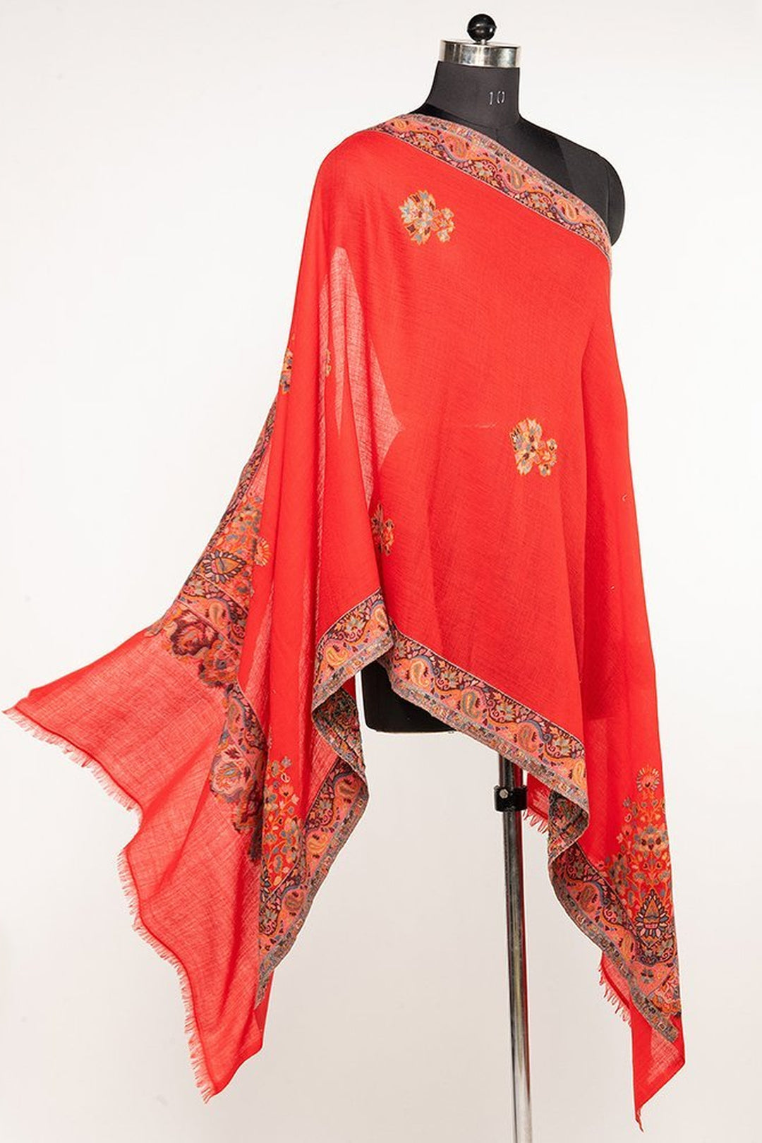 Kani Border And Booti Design Women's Stole