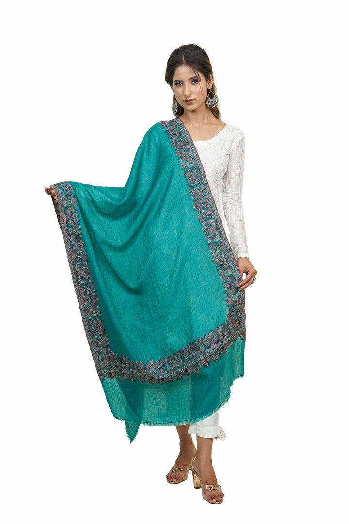 Kani Border Design Women's Stole