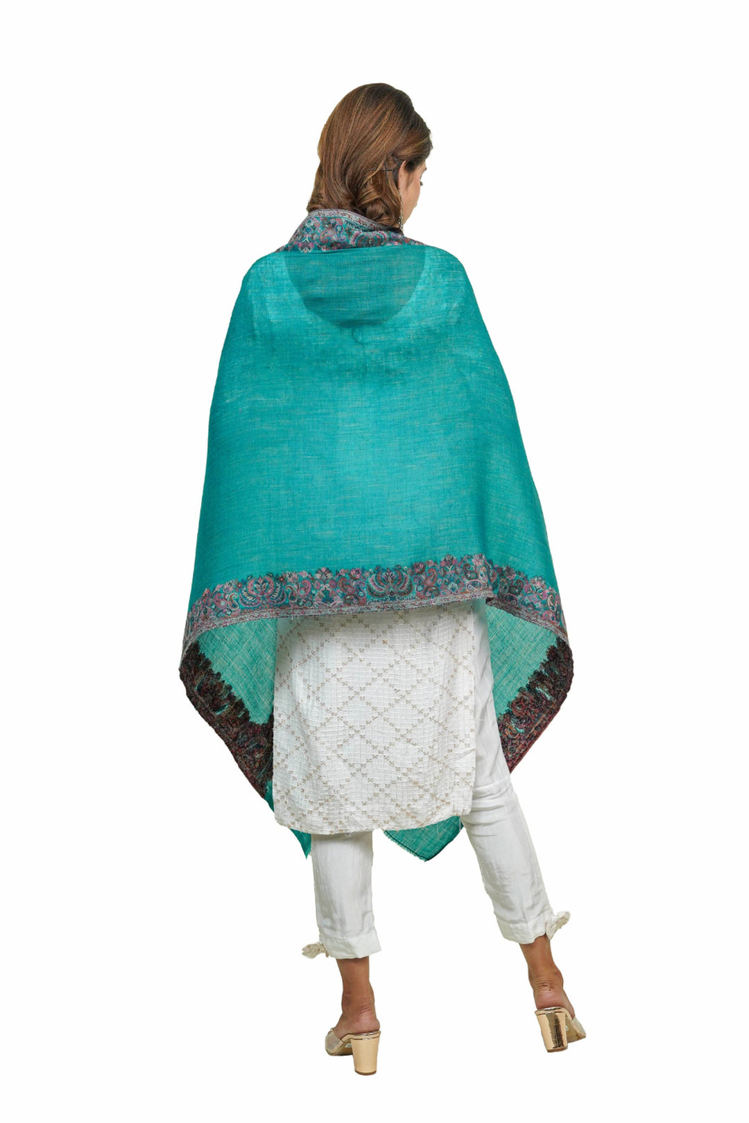 Kani Border Design Women's Stole