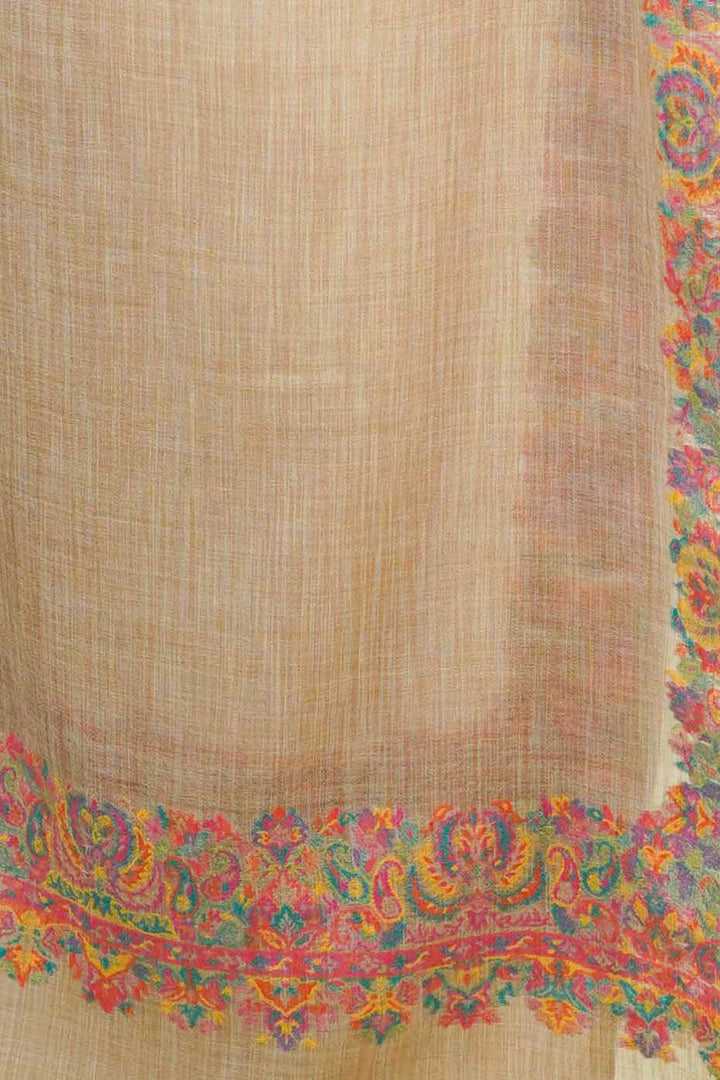 Kani Border Design Women's Stole