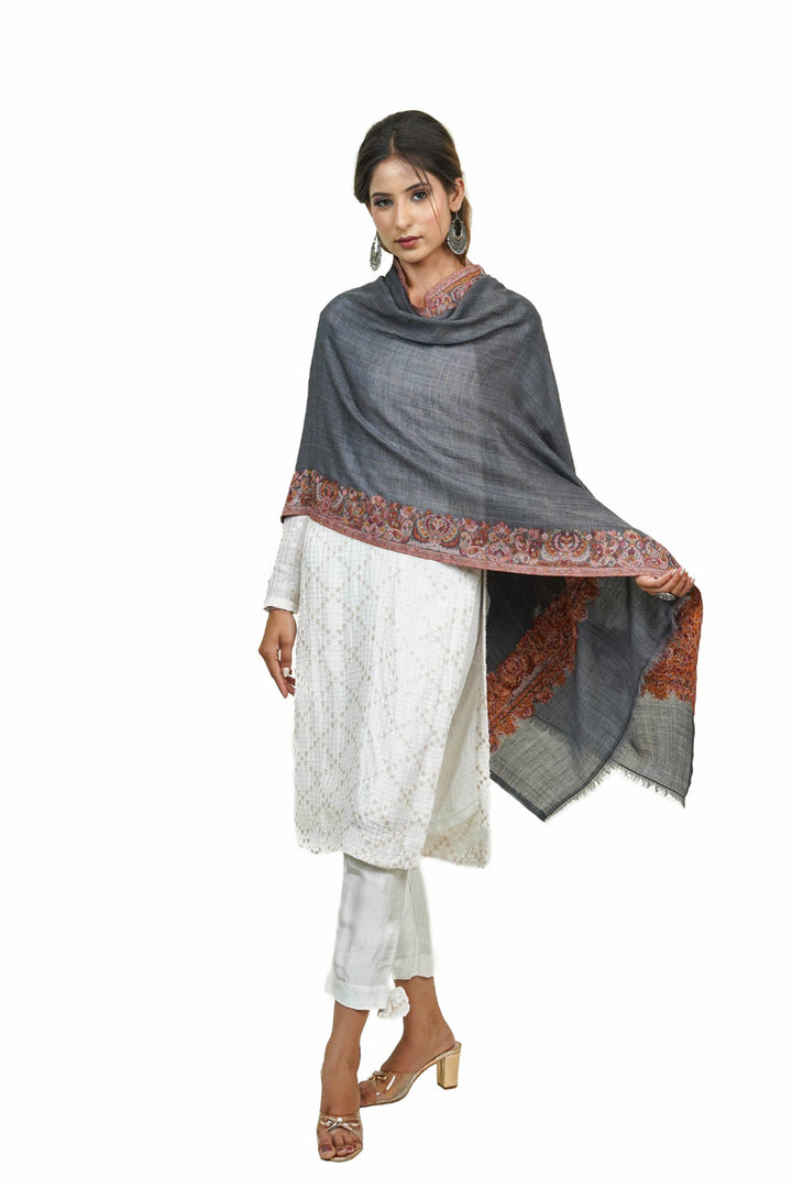 Kani Border Design Women's Stole