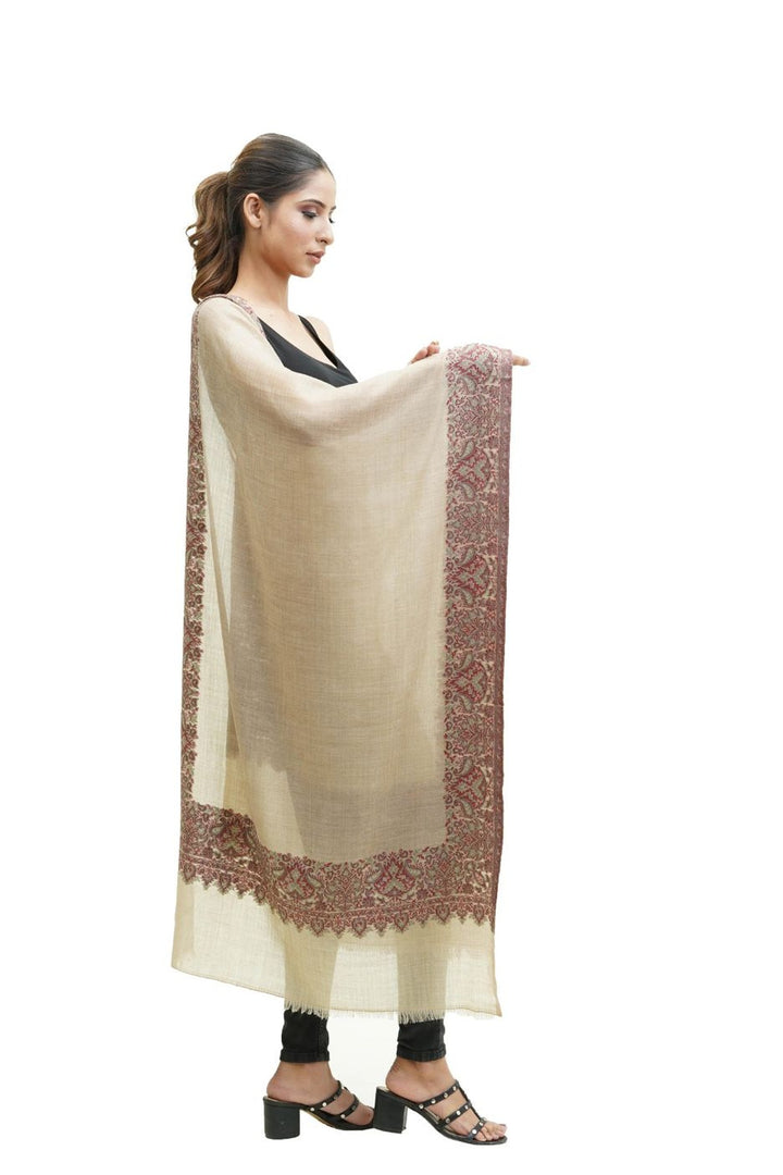 Kani Border Design Women's Stole