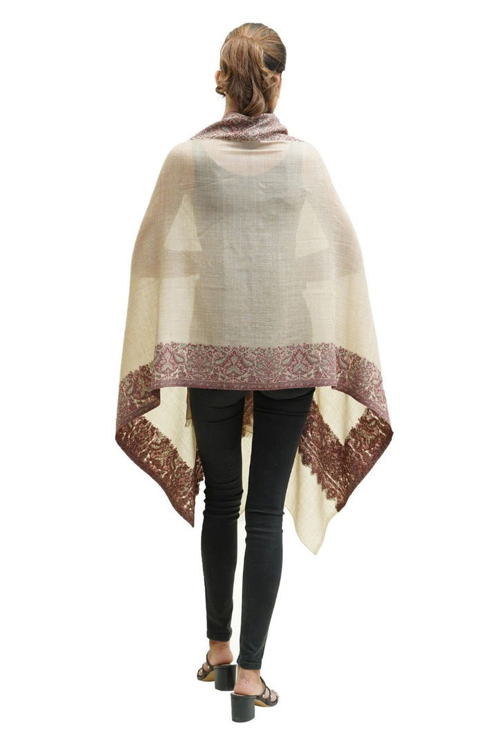 Kani Border Design Women's Stole
