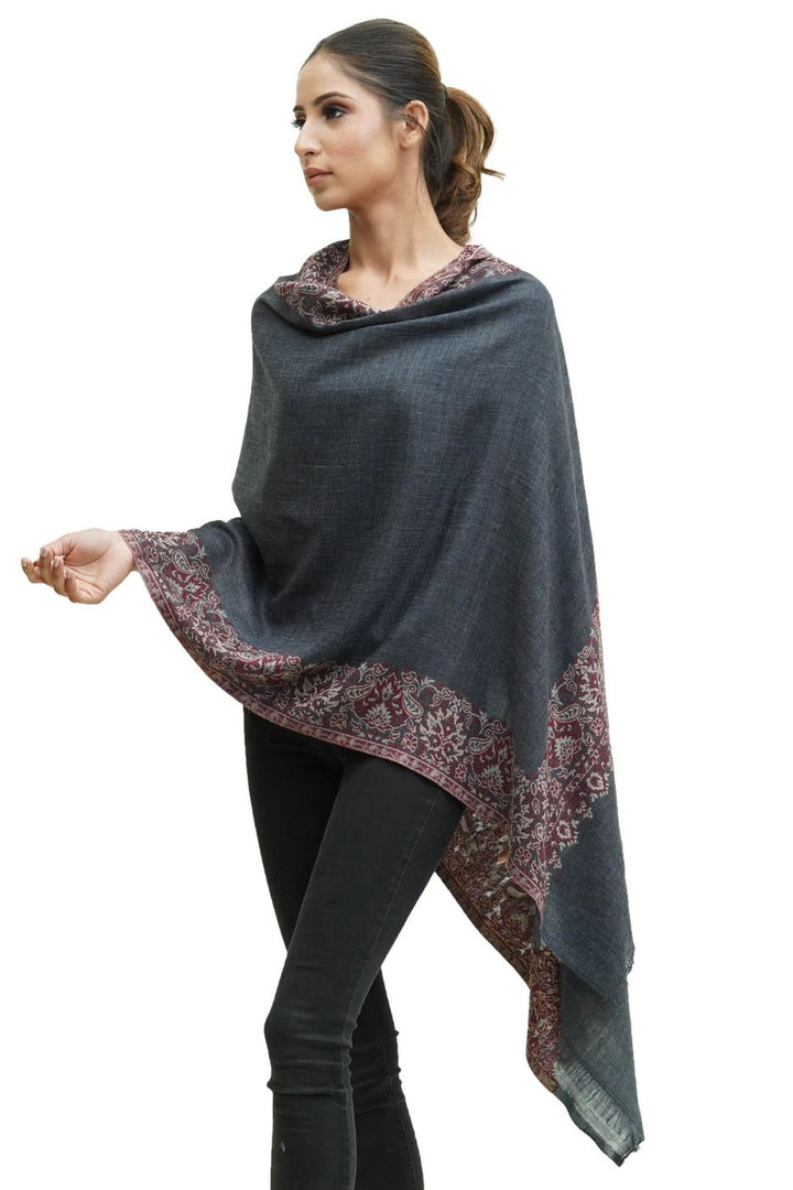 Kani Border Design Women's Stole
