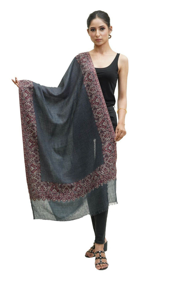 Kani Border Design Women's Stole