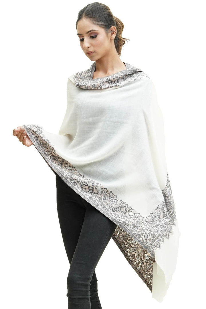 Kani Border Design Women's Stole