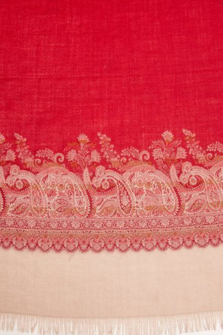 Contrast Palla Jamawar Women's Shawl