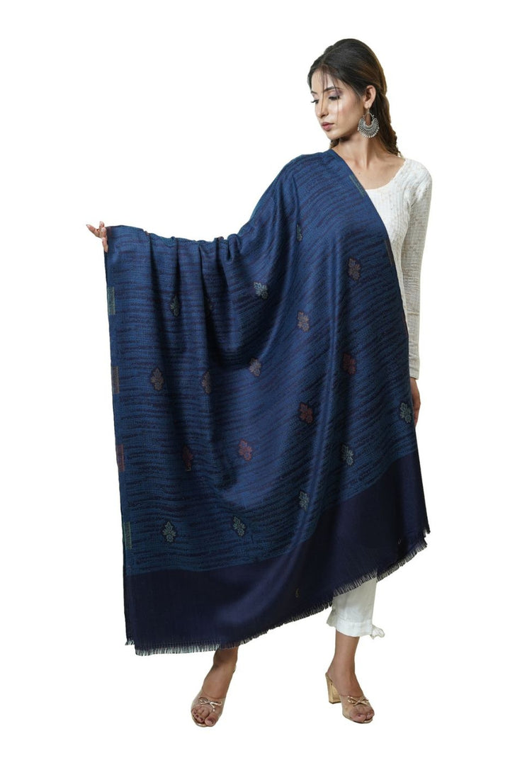 Woven Women's  Shawl With Booti Design