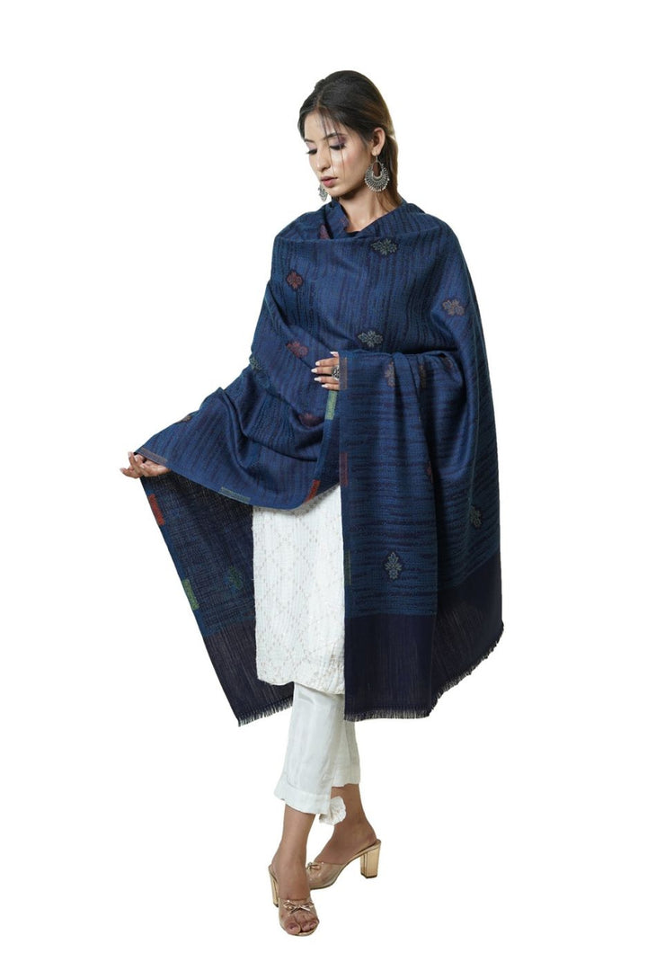 Woven Women's  Shawl With Booti Design